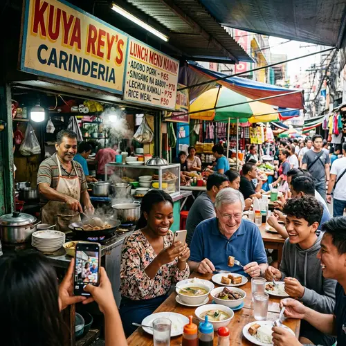 Authentic Filipino Eatery in Heart of Busy Street Market