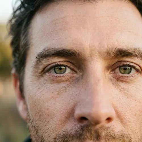 Calm Eyes: A Close-Up Portrait of Serenity