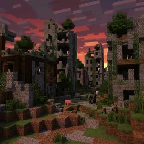 Apocalyptic Minecraft World: Explore the Ruins