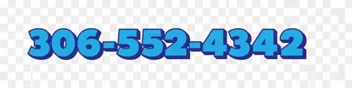 Custom Phone Number PNG Design | 306-552-4342