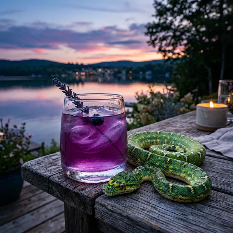 Purple Drink and Serpentine Snake | Relaxation Scene