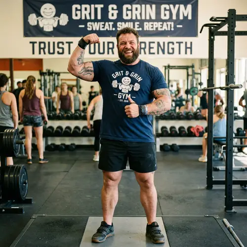 Meet Your Gym's Friendly Muscle Mascot