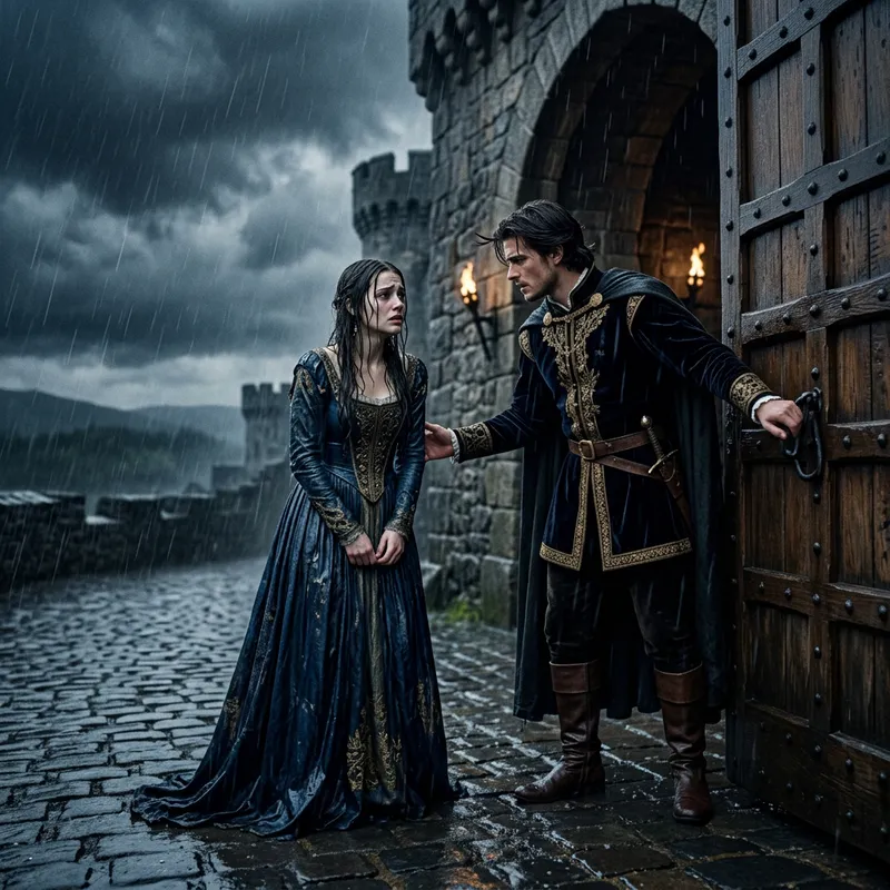 Prince Opens Castle Gates to Drenched Yet Beautiful Princess Prince Opens Castle Gates to Drenched Yet Beautiful Princess