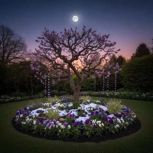 Twilight Garden: Enchanted Beauty at Dusk
