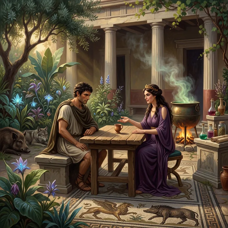 Escape from Circe: A Tale of Greek Mythology