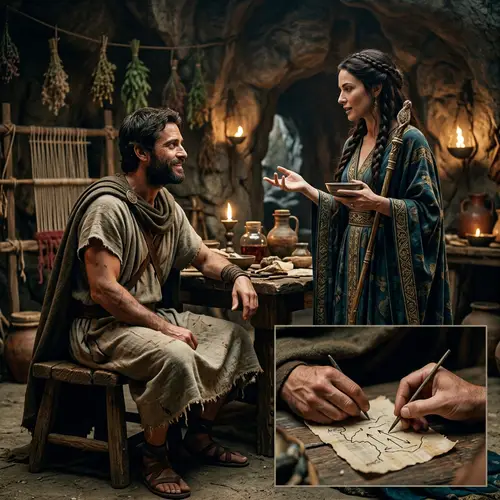 Odysseus and Circe: A Mythical Escape Plan