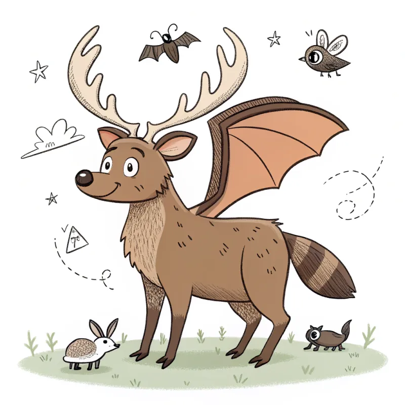 Unique Hybrid Animal Doodle Art Unique Hybrid Animal Doodle Art