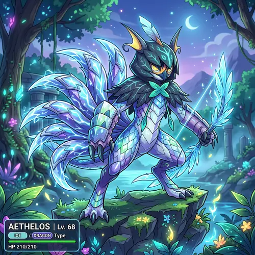 Vibrant Pokemon-Style Creature Designs