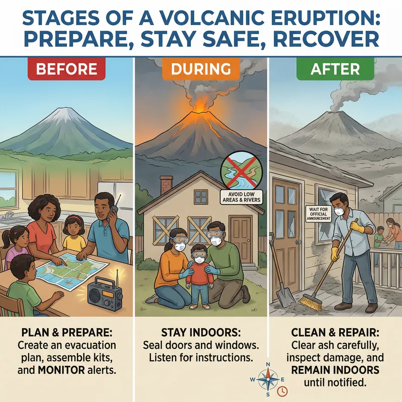 Prepare, Protect, Recover: Volcanic Eruption Safety Guide
