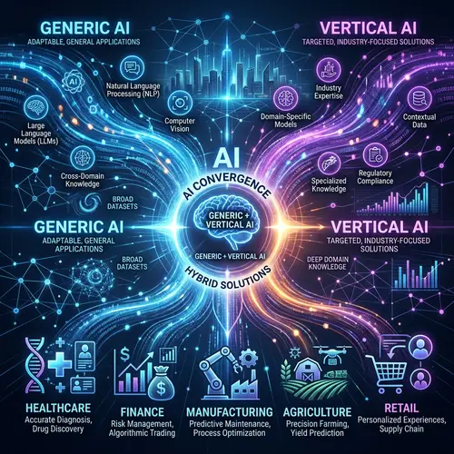 Convergence of Generic AI and Vertical AI
