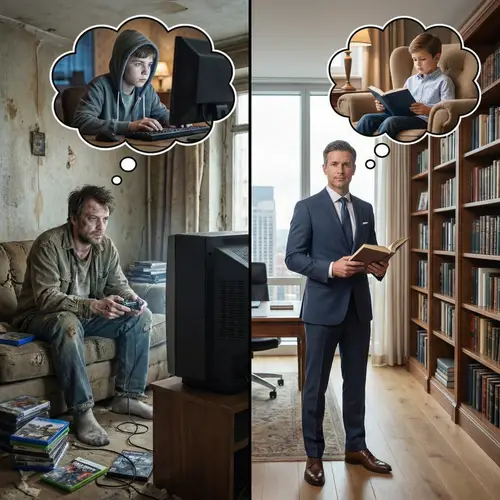 Poor Man vs Rich Man: Choices that Shape Success