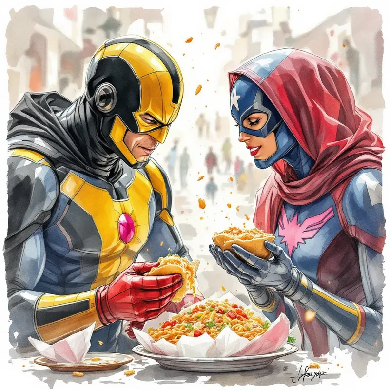 Marvel Superheroes Sampling Jaipur Street Food Marvel Superheroes Sampling Jaipur Street Food