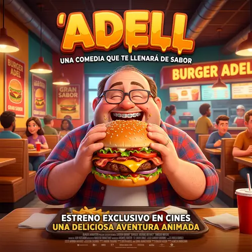Diseño de Portada de Película 'Adell'