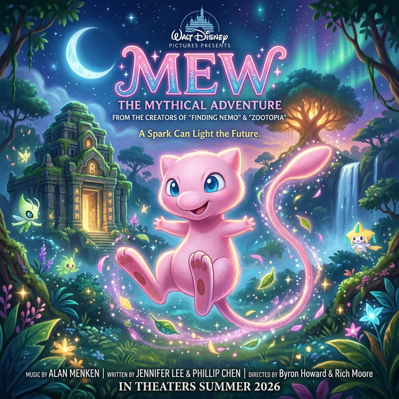 Mew: Disney's Adorable Pink Pokémon Movie