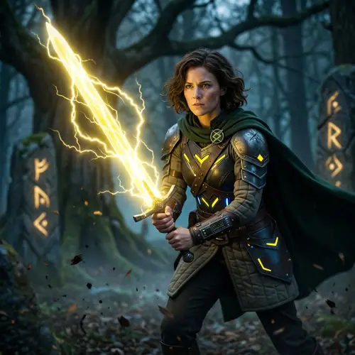 Agnes Tachyon: LARPing with Glowing Lightning Words