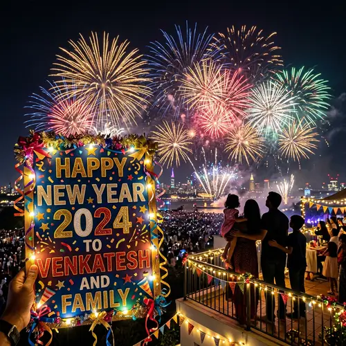 Happy New Year 2024 Celebration | Venkatesh and Family