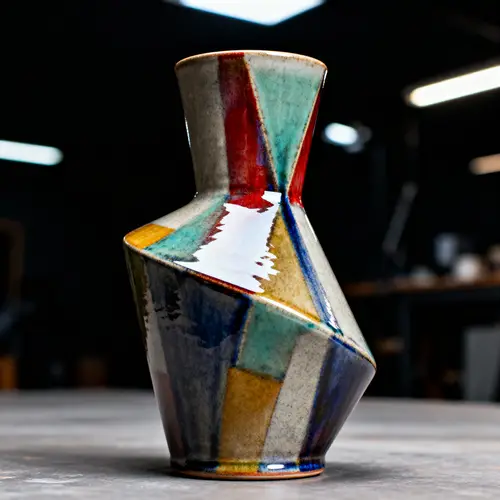 Modern Creative Pottery Vase with Unique Design