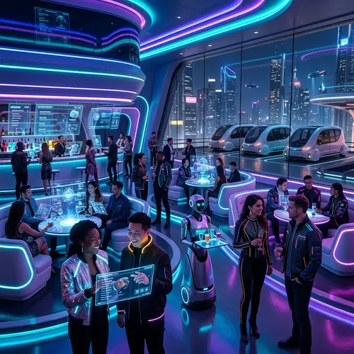 Luxurious VIP Experience in Futuristic Setting
