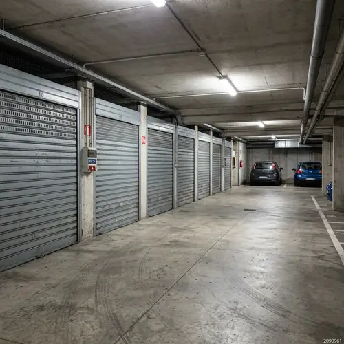 Piano Interrato Box Auto e Serrande dei Box