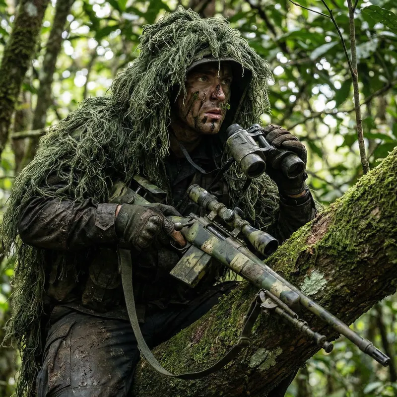 Elite Commando in Stealth: Tactical Forest Operations