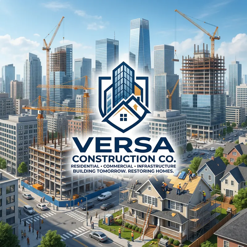 Modern Logo Design for Construction Services Modern Logo Design for Construction Services