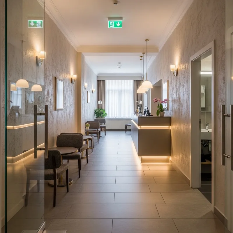 Compact Hotel Lobby Design for Comfort & Hospitality