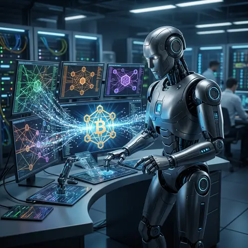 Blockchain Network Integration by Advanced Robot