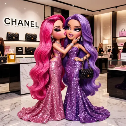 Bratz Fashion: Glamorous Women at Chanel Shop