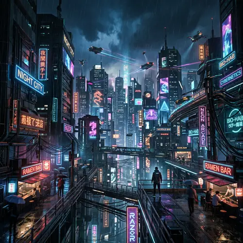 Cyberpunk Aesthetic Backgrounds for Your Projects
