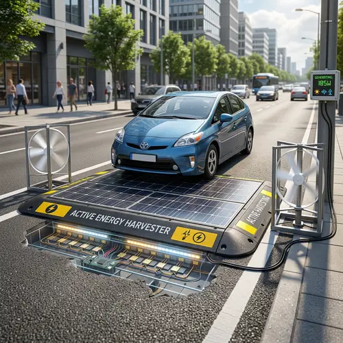 Innovative Energy-Harvesting Speed Bump | Renewable Technology