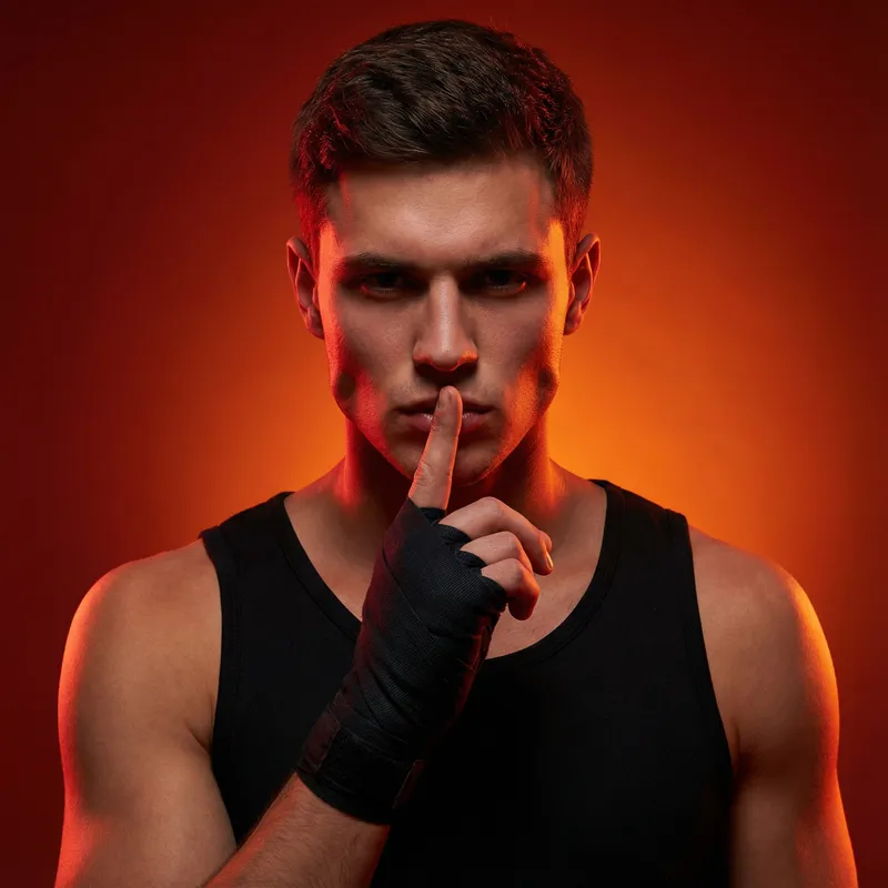 Dramatic Digital Portrait of a Young Man