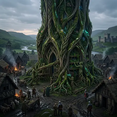 Futuristic Eco-Building in a Dark Age