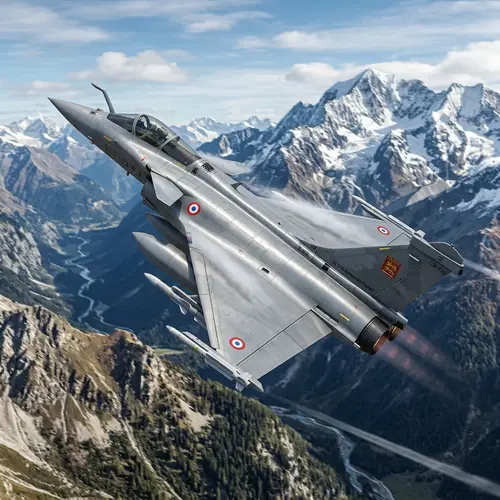 Rafale Airplane - 3D Render