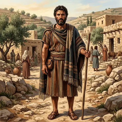 Ancient Israelite Man - Historical Illustration
