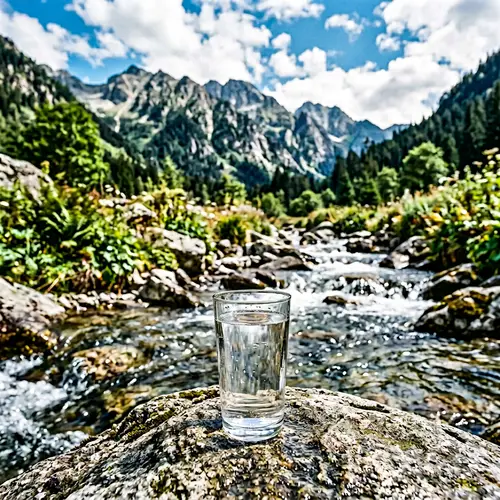 Mountain Stream Water - Refreshing Nature View
