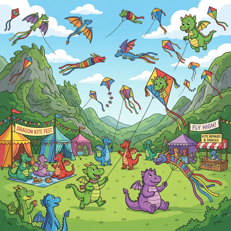 Land of Dragons Kite Festival - Dragons Fly Kites in the Clearing Land of Dragons Kite Festival - Dragons Fly Kites in the Clearing