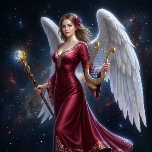 Celestial Woman Artwork - Photorealistic Digital Art
