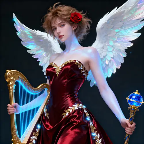 Celestial Woman Artwork - Photorealistic Digital Art