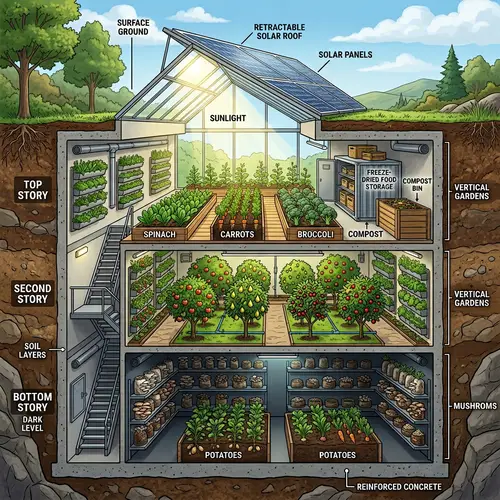 Innovative Underground Greenhouse Design