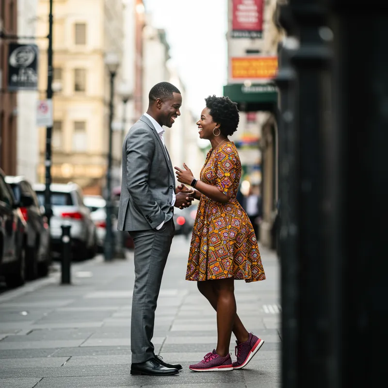 Engaging Conversations Between Two Black Individuals