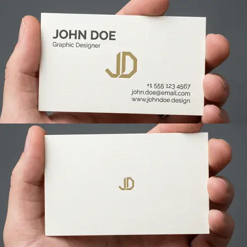 Professional Business Card | John Doe, Graphic Designer