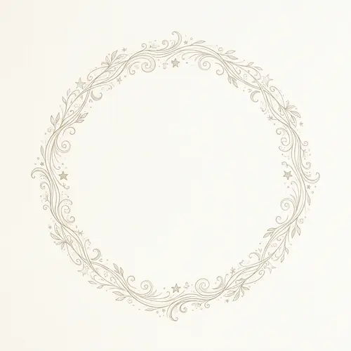 Elegant Fantasy Frame with Delicate Elements