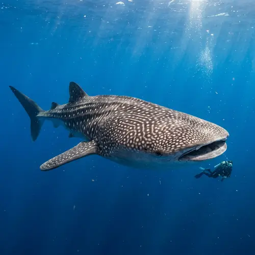 Giant Whale Shark - A Majestic Ocean Giant