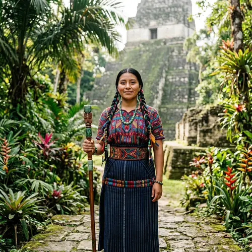 Mayan Princess Náay in Traditional Clothing | Guatemala