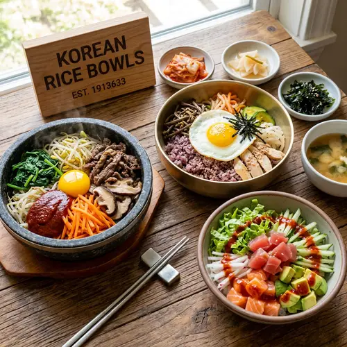 Traditional Korean Rice Bowls