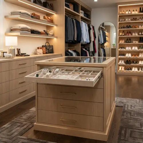 Stunning Custom Walk-in Closet Design Ideas