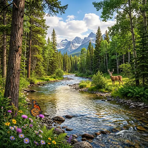 Capturing the Magic of Nature - Vivid Landscape Painting