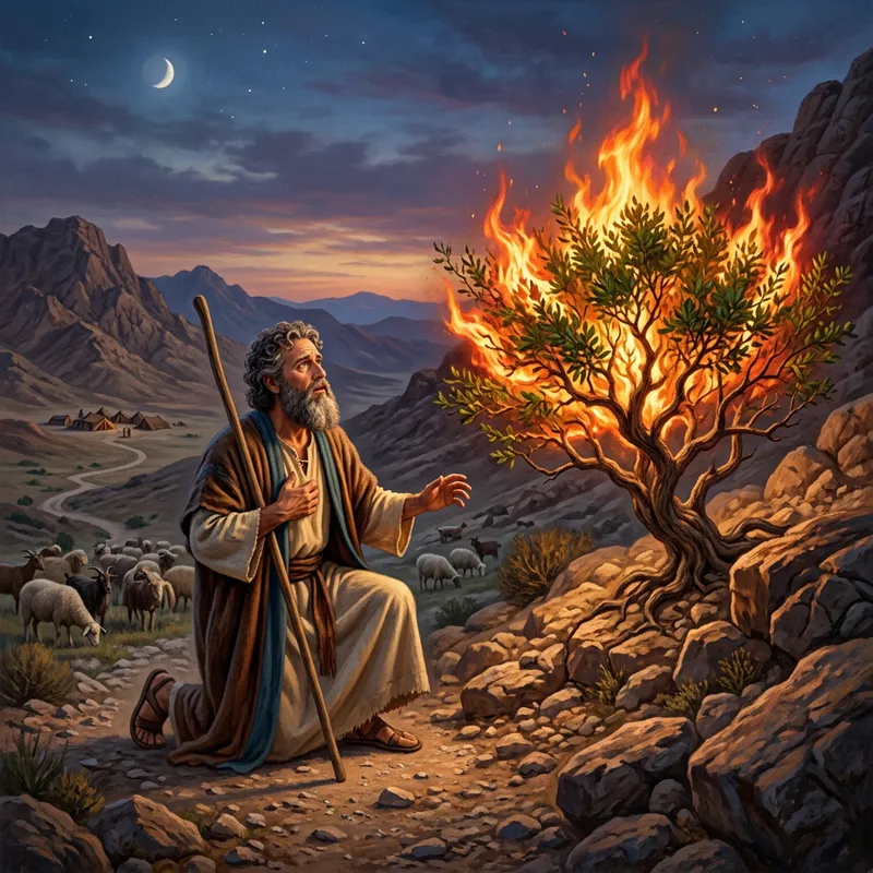 Moses and the Burning Bush: A Biblical Encounter Moses and the Burning Bush: A Biblical Encounter