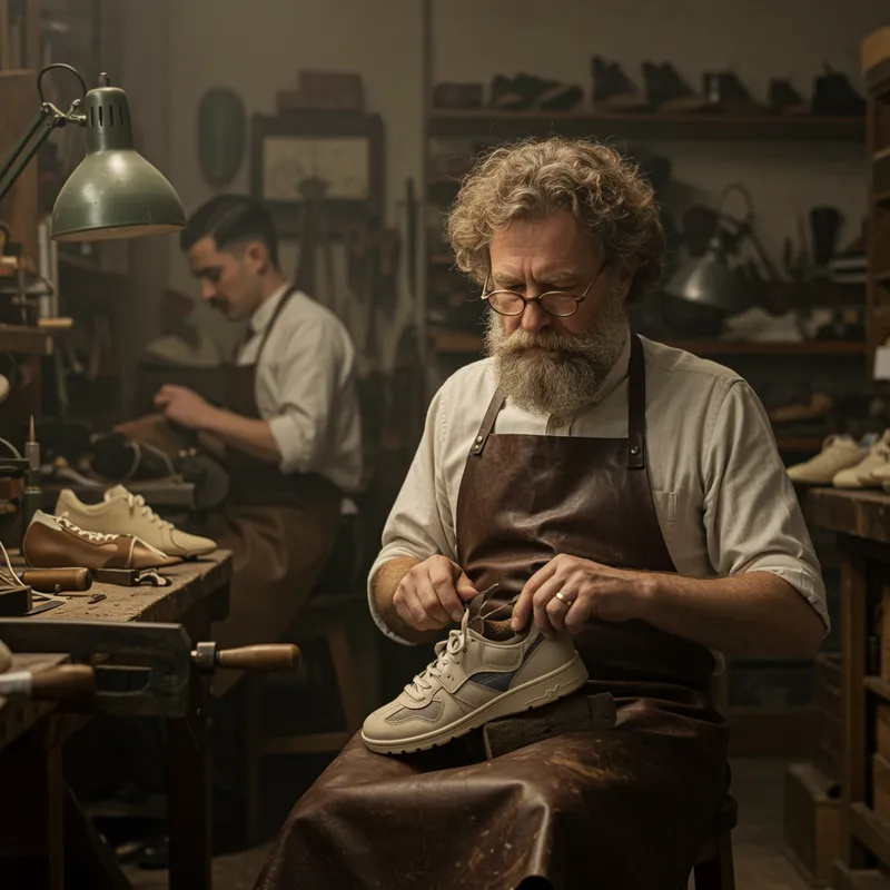 Nostalgic 1930s Shoemaker's Workshop