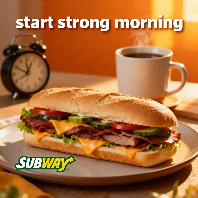 Start Strong Mornings with Subway Sandwiches